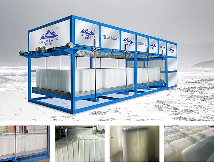 China Top 1 Best Quality Block Ice Machine (1000kg/24hr -50, 000kg/24hr)