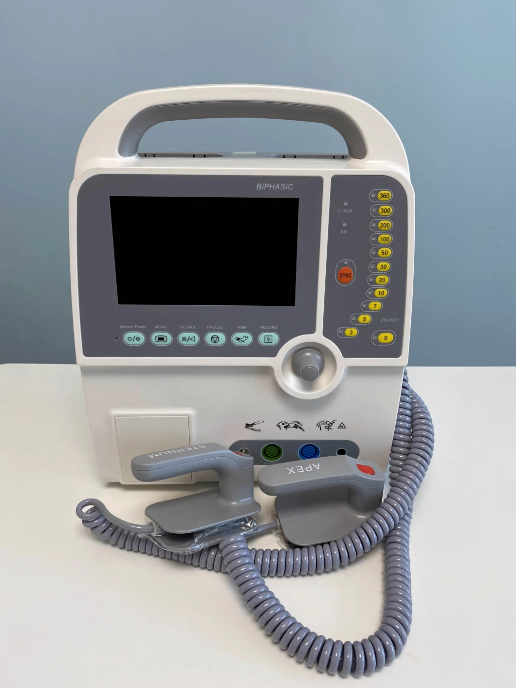 Medical Device ECG/ Resp/SpO2/Temp/Pr/NIBP/Defibrillator Defi-Monitor/Biphasic Msl-8000c