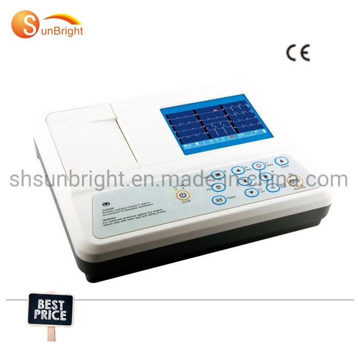 Sun-8031 Three Channel Digital ECG/EKG Machine Portable ECG Monitor