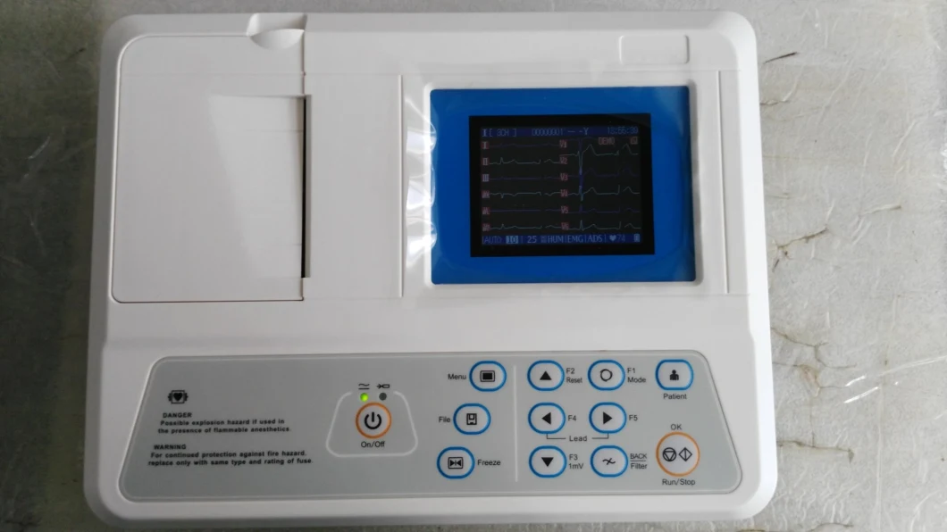 ECG-03b 3 Channel ECG EKG (Electrocardiograph) Machine
