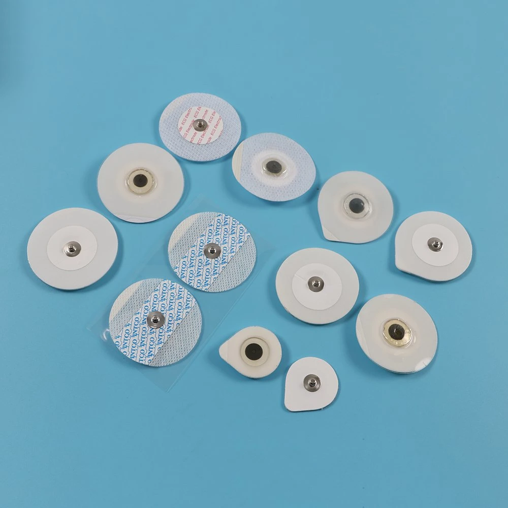 Disposable Adult Foam Electrode ECG EKG Monitor Electrodes Pads 55mm 43mm 30mm safety for Children Infant