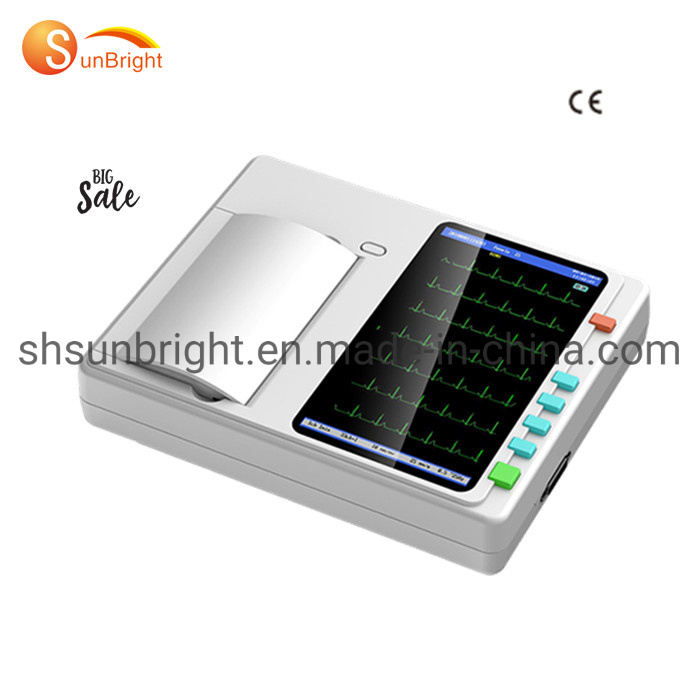 Digital 3 Channel 12 Lead ECG/EKG Machine Electrocardiograph Sun-7031