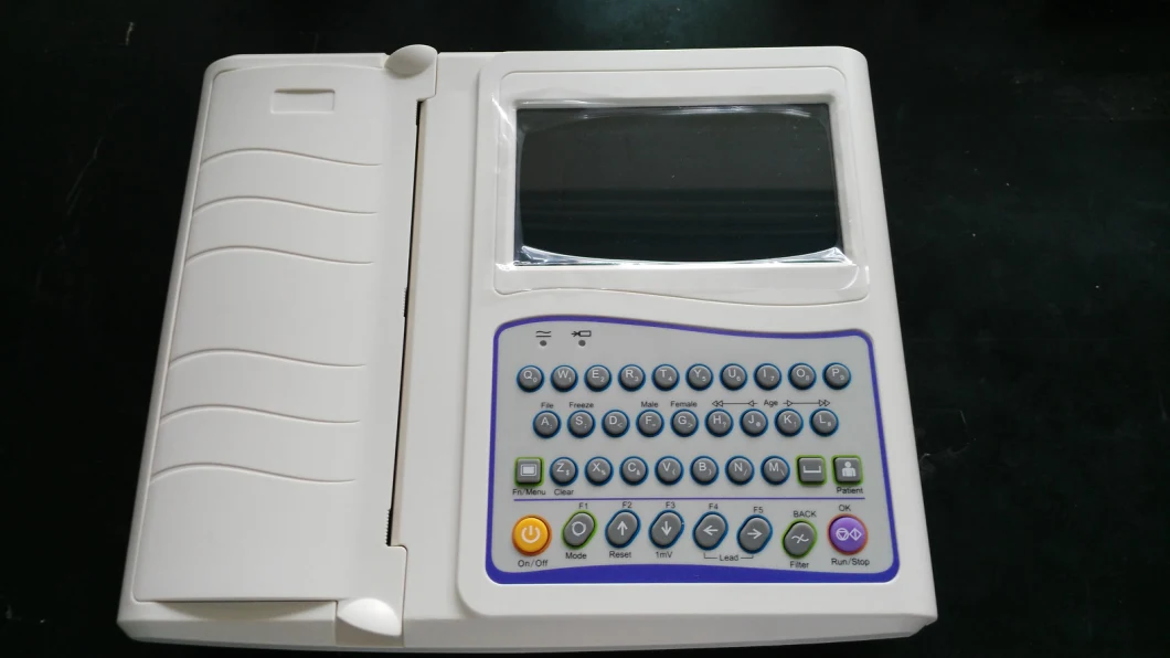 Factory 12 Twelve Channel ECG Machine ECG with Analysis Electrocardiograph