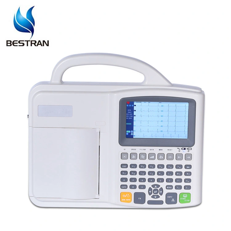 Hospital Medical Device Equipment 3 Channel Portable Price Electrocardiograph ECG Monitor Machine