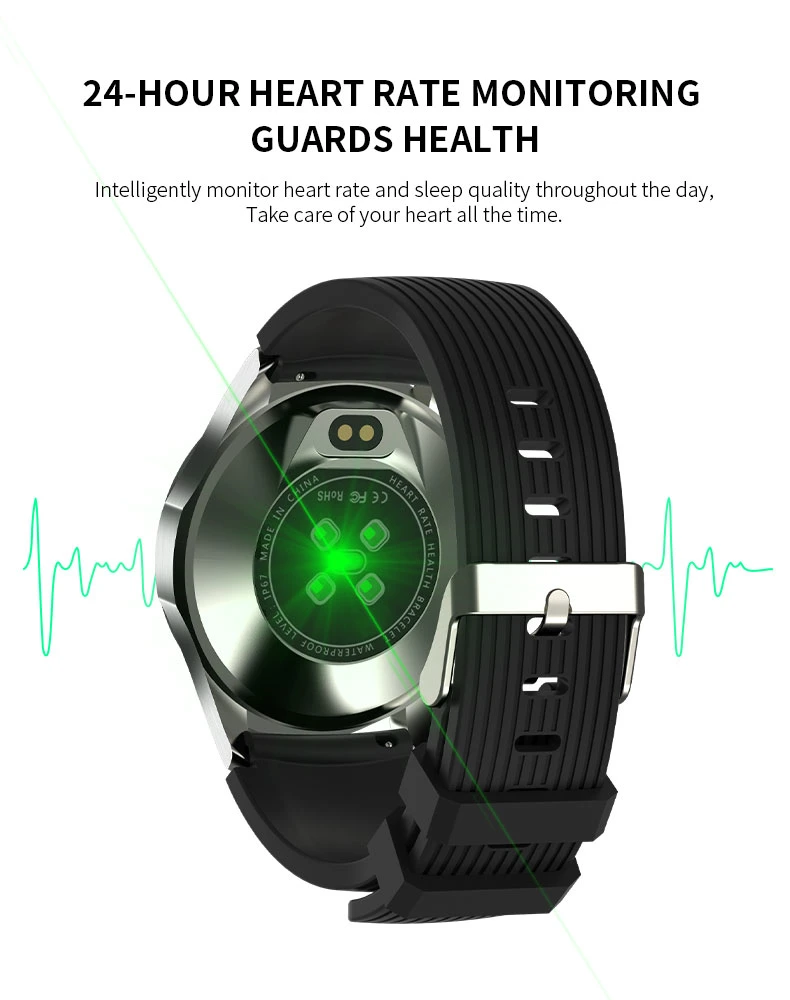 2020 Hight Quality New Smart Watch Gt106 Business Step Heart Rate Blood Pressure ECG Bluetooth Call Smartwatch