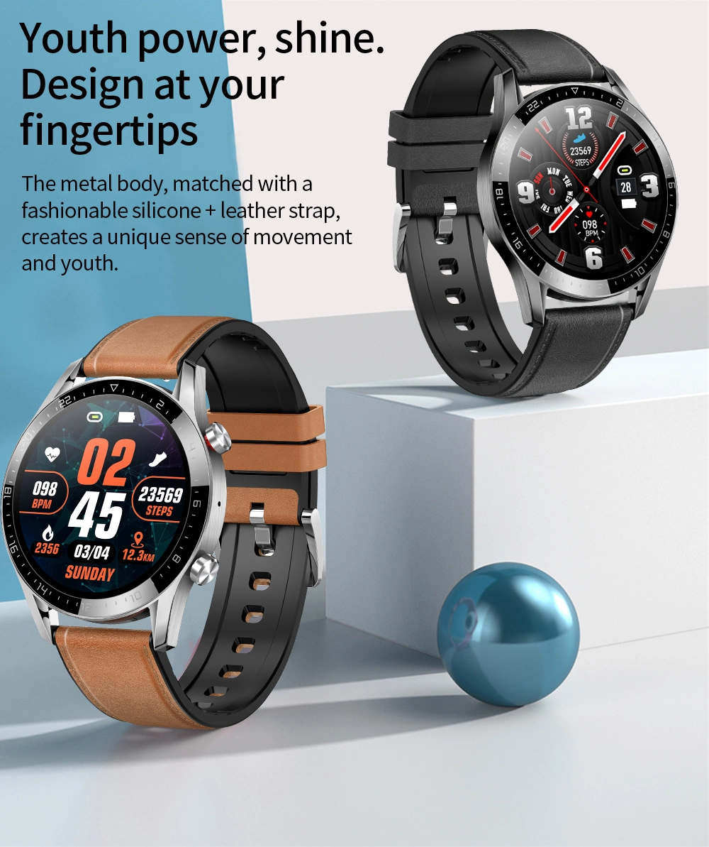 Cheap IP68 Waterproof Android Smartwatch Gt05 ECG Bluetooth Calling Smart Bracelet Watch for Huawei Mobile Phone