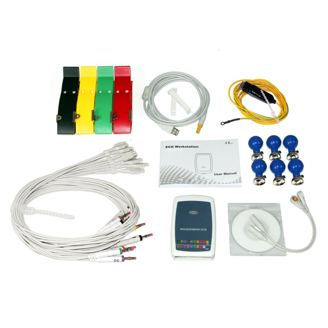 Professional Children Multiple Languages ECG Device/ Neonatal ECG Electrode Digital Fifteen 15 Channel ECG Machine Mslec35