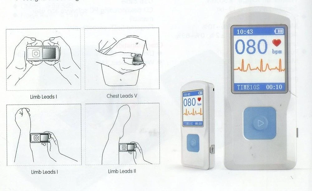 Home Use Portable Bluetooth ECG EKG Monitor Contec