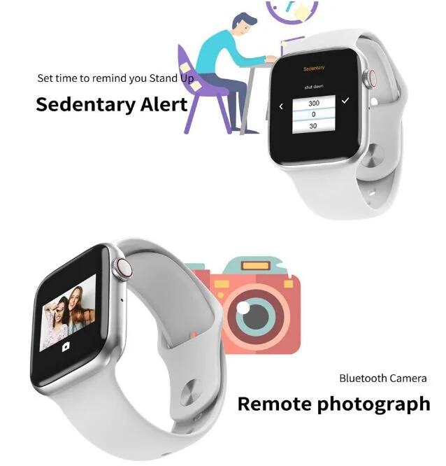W34 Bluetooth Call Smart Watch ECG Heart Rate Monitor Smartwatch for Android Ios