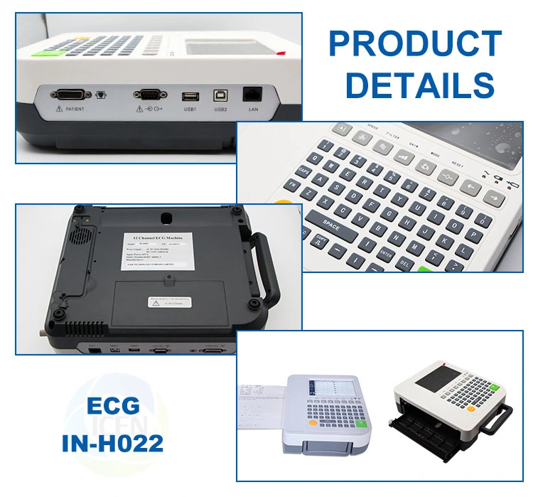 IN-H022 12 Lead ECG Simulator Smart Electrode Manufacturing ECG Machine