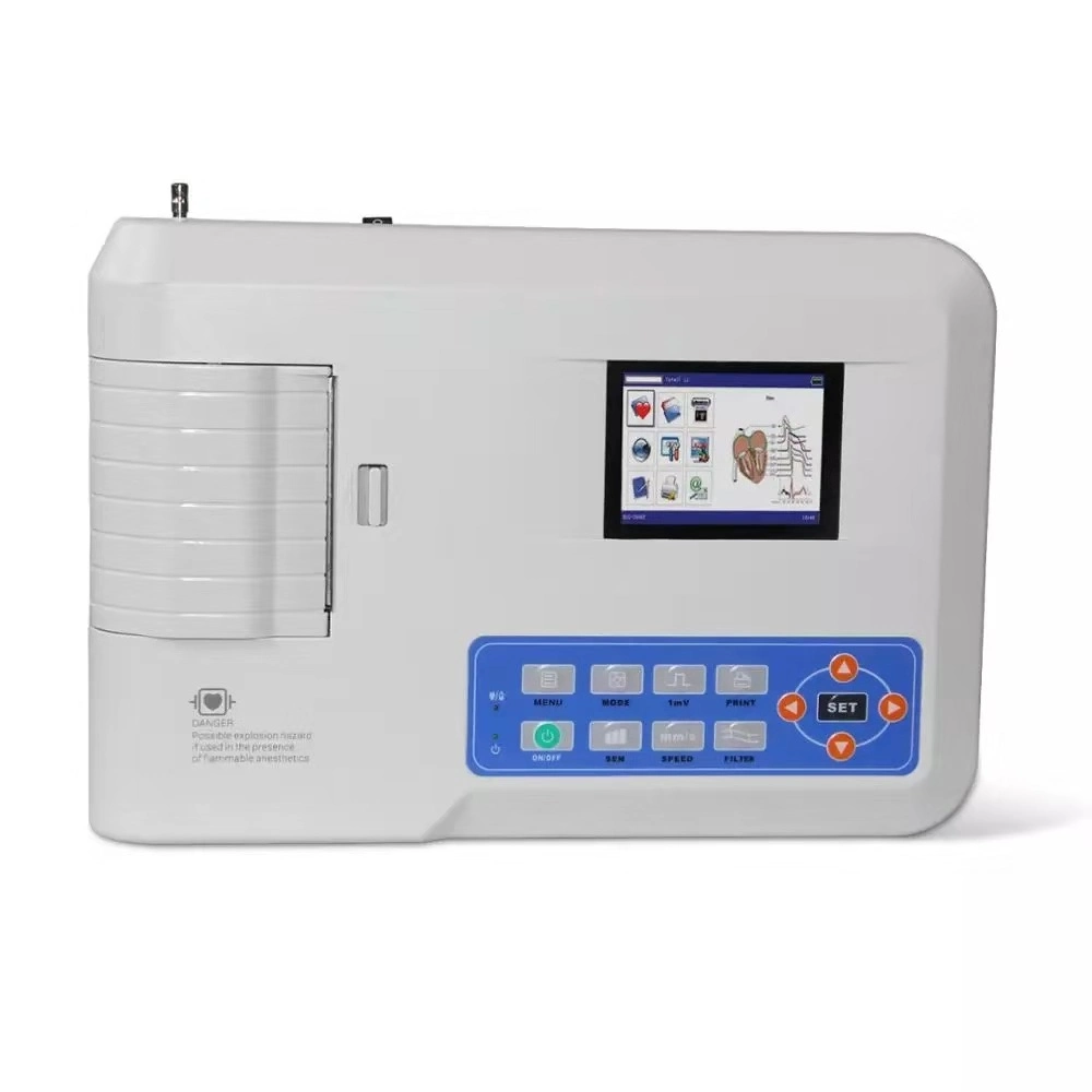 PA-30 Three Channels Portable Digital Hospital ECG Monitor Machine