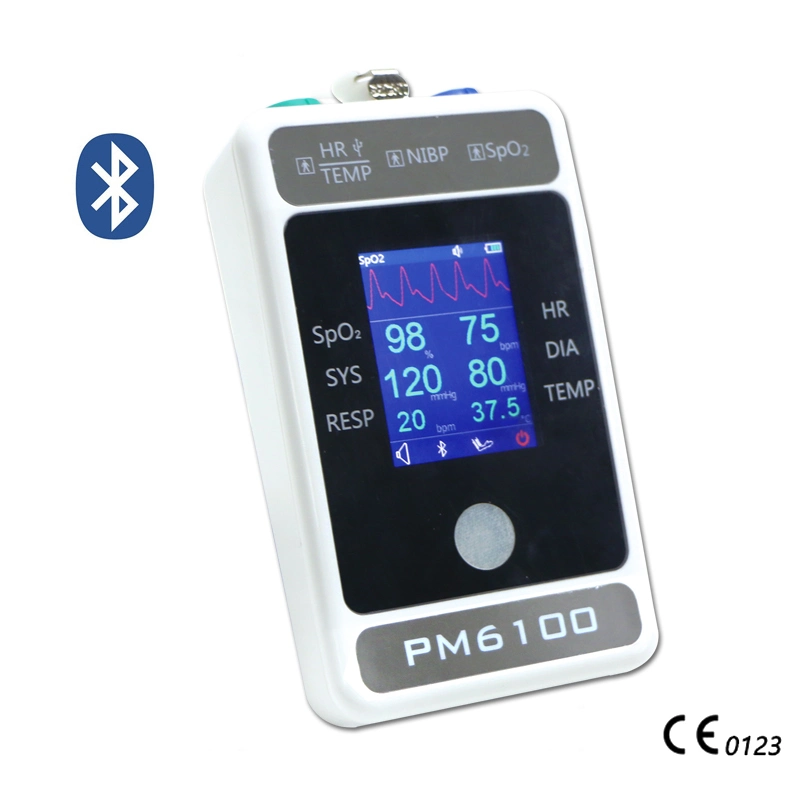 ECG Machine TFT Display Handheld Multi-Parameter Patient Monitor