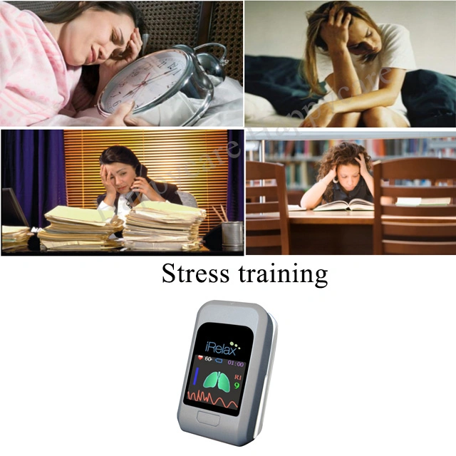 Hc-C013 New Arrival Irelax Homecare Personal Stress Management Device with Best Price, Stress ECG Machine