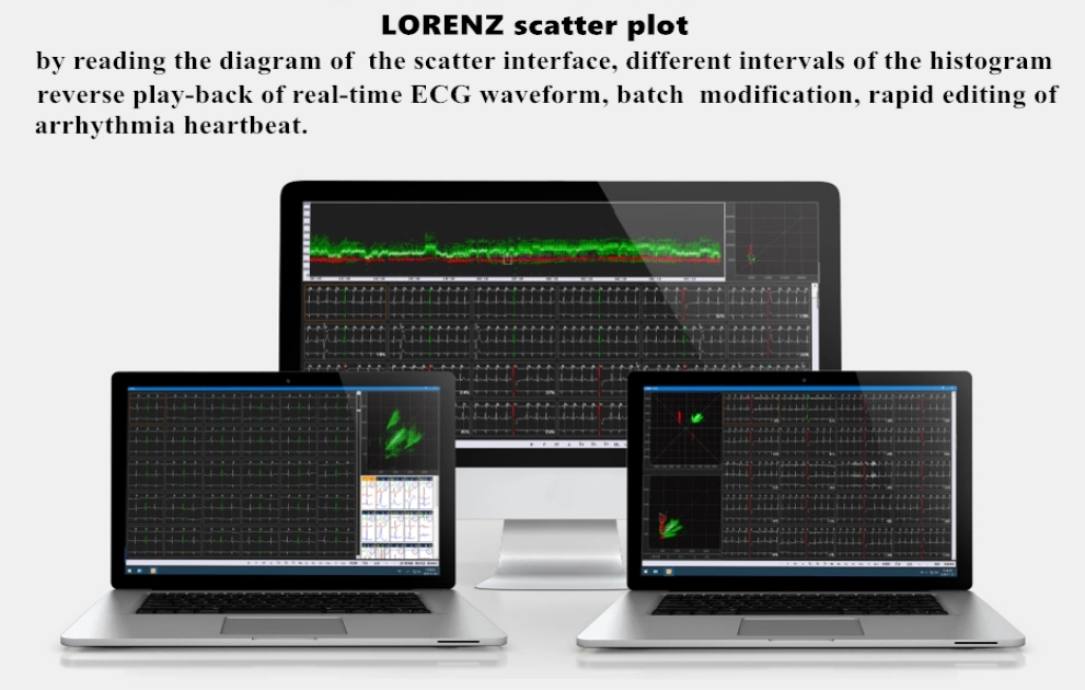 Medical Device Holter ECG Recorder Analyze System Dynamic ECG Analysis Machine ECG