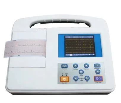 He-01A Factory Price Medical Portable Digital Single ECG Machine for Hospital Use