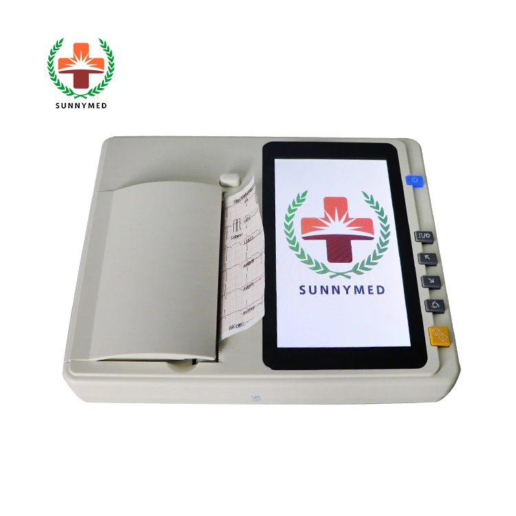 Sy-H006 Portable Digital Hospital Electrocardiograph 12 Lead ECG Machine