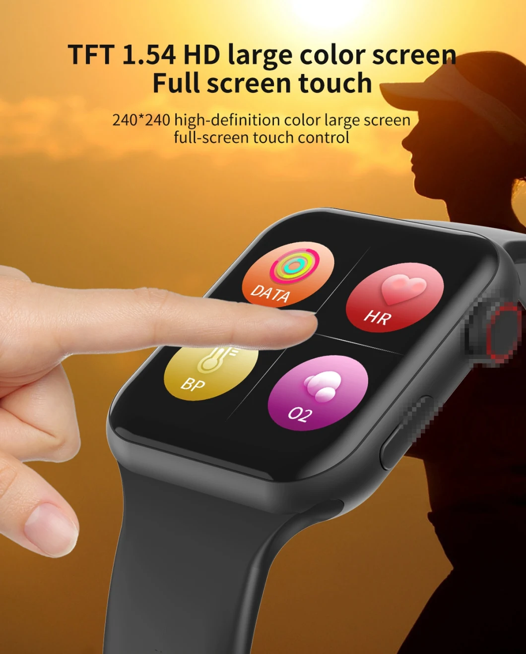 Bluetooth Call 1.5 Display ECG Heart Rate Monitor Smartwatch Men Women for Ios Android Phone