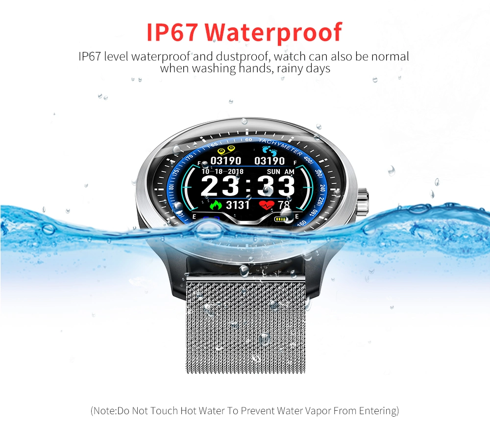 Smart Watch ECG PPG Heart Rate Blood Pressure Monitor Smartwatch Sports Pedometer Fitness Bracelet