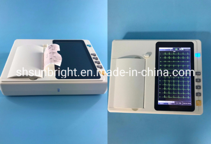 Monitor Heat Rate 3 Channel ECG Electrocardiogram Device for Human