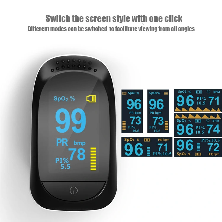 CE&FDA Sonosat-F01lt LCD Medical SpO2 Fingertip ECG Pulse Oximeter for Home Use