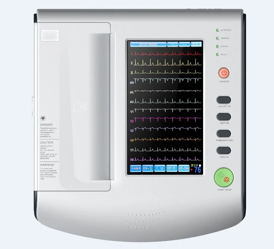 Ce Mslec33 Wireless 12 Channel ECG with Touch Screen Surgical Medical Machine