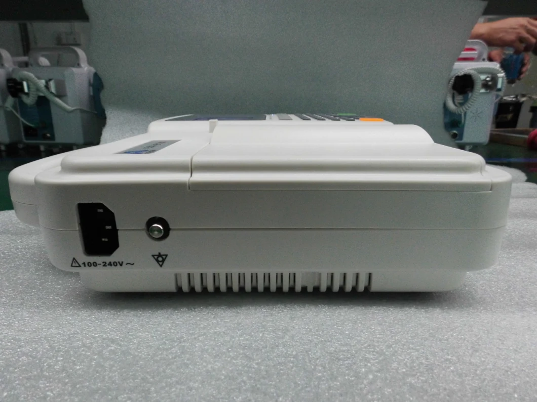 Medical Device Digital Electrocardiograph 3 Channel LCD Screen ECG Machine Portable ECG