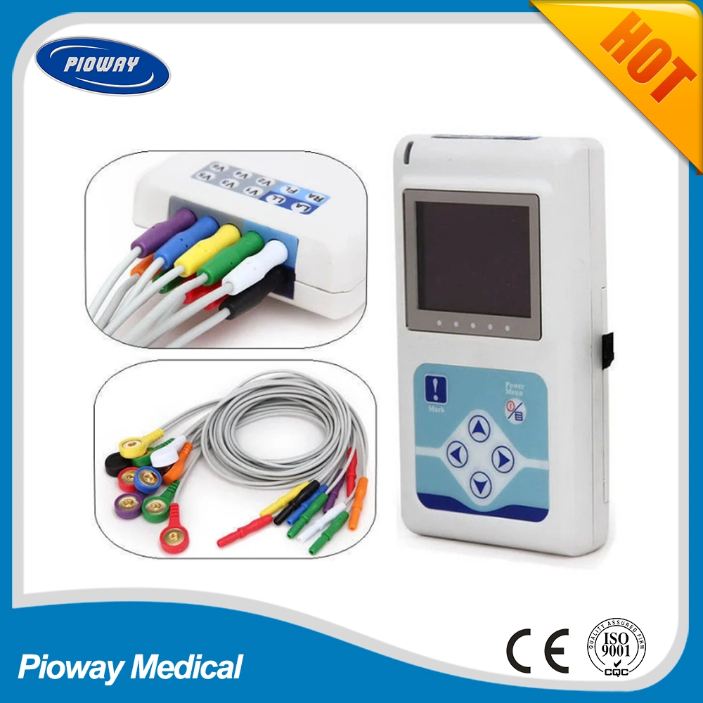 3-Channel 24 Hours Dynamic ECG Holter Monitor (TLC9803)