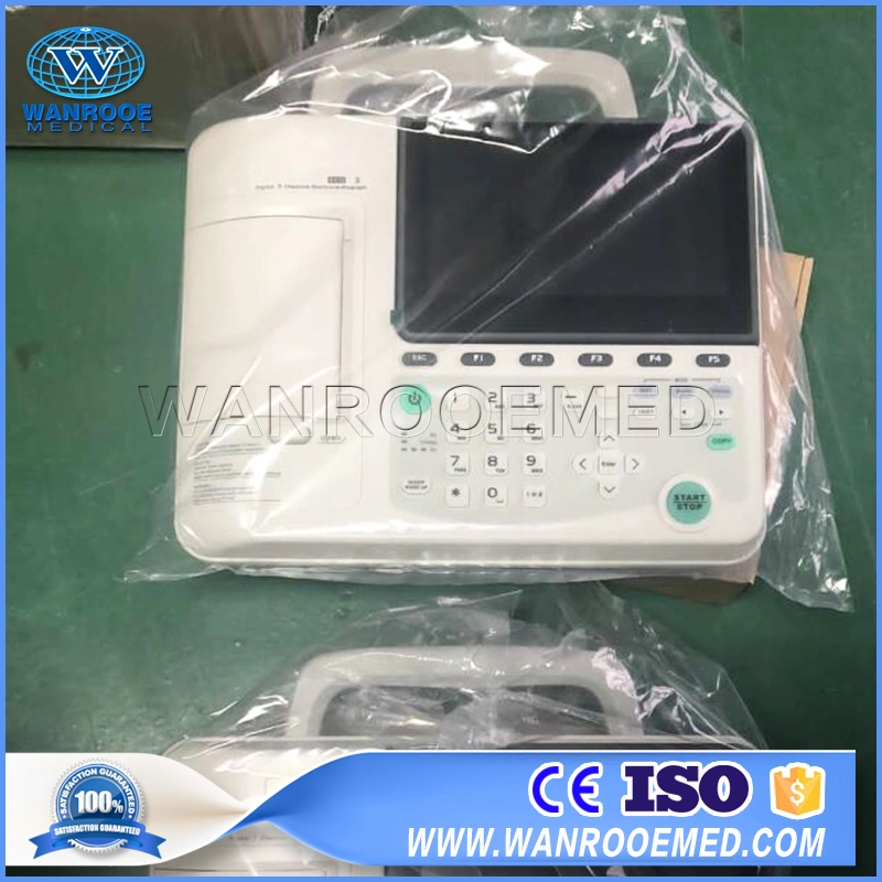 ECG301 Medical Electrocardiograph Touch Screen EKG Portable Digital ECG Machine