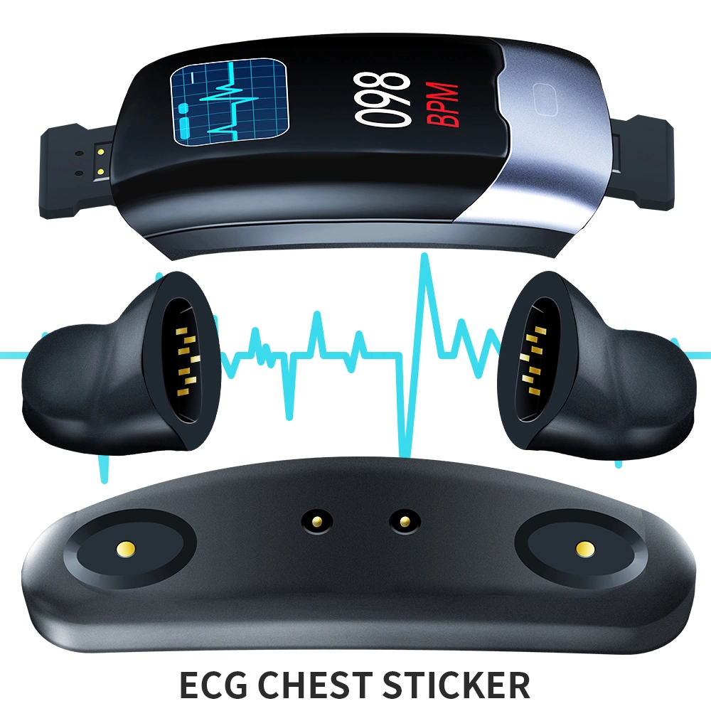 New Fashion Smart Sports Bracelet ECG+PPG+Hrv Heart Rate Blood Pressure ECG Bracelet