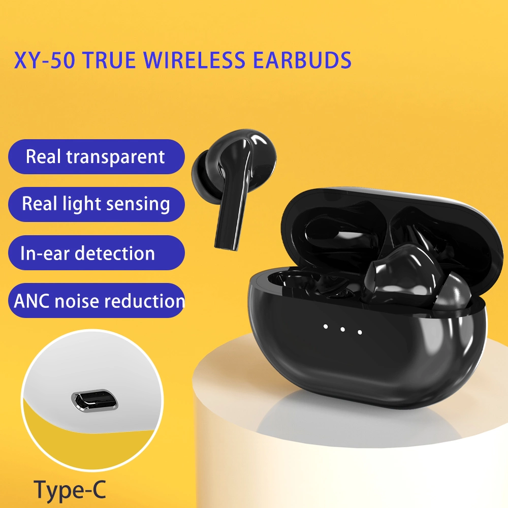 Xy-50 Waterproof Wireless Headphones Bluetooth Headset Auricularess Bluetooth Inalambr, Ear Sensor Earbuds with Charge Case