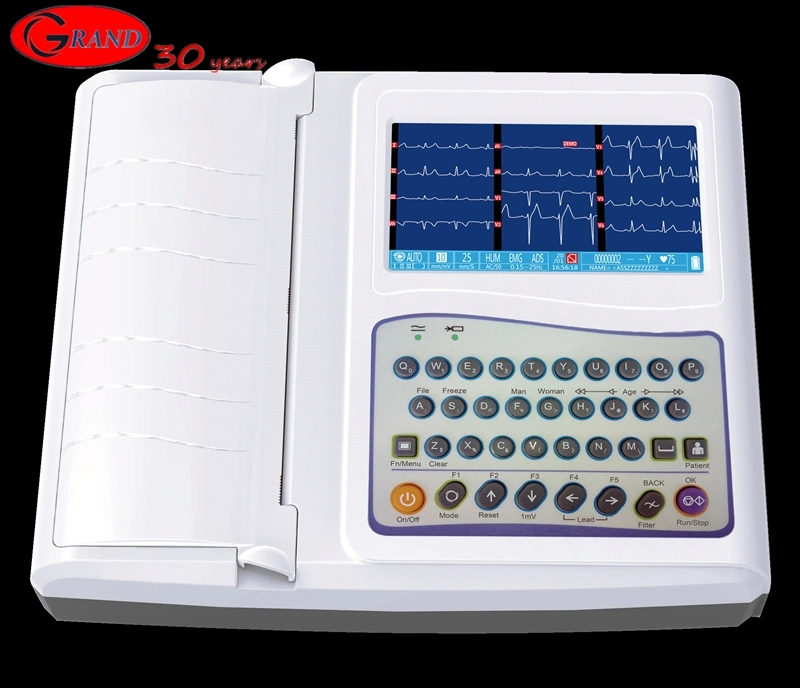 Medical Device Manufacture ECG Monitor Digital Advanced 12 Channel/Lead ECG Machine Electrocardiograph Portable ECG