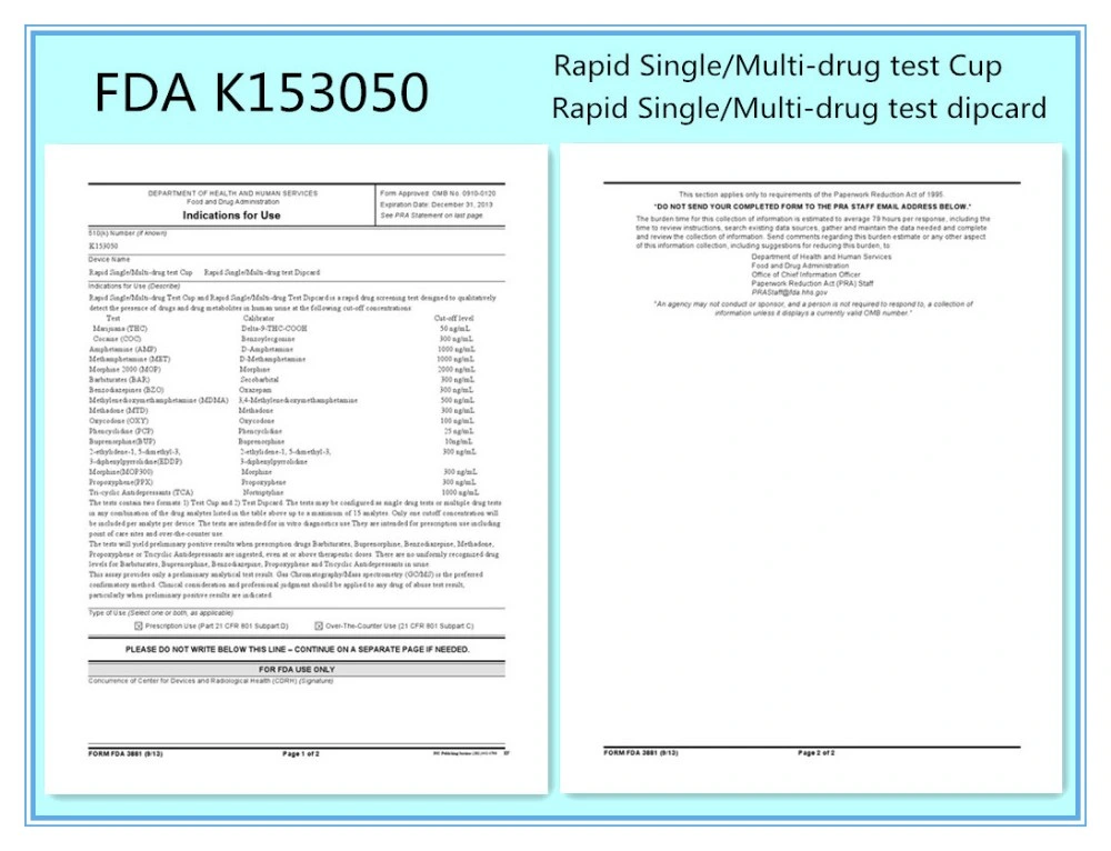 Urine Drug Test for 12 Drugs Instant Results