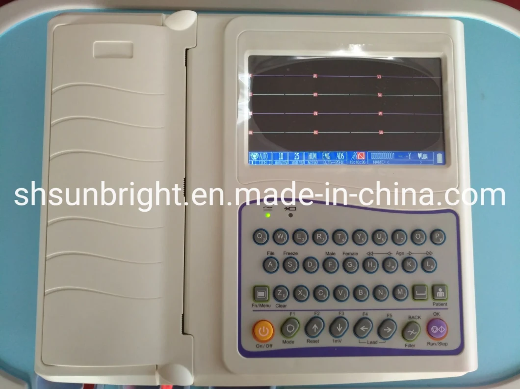 Sun-8121 Portable Cheap Price ECG Machine 12 Channel 12 Lead