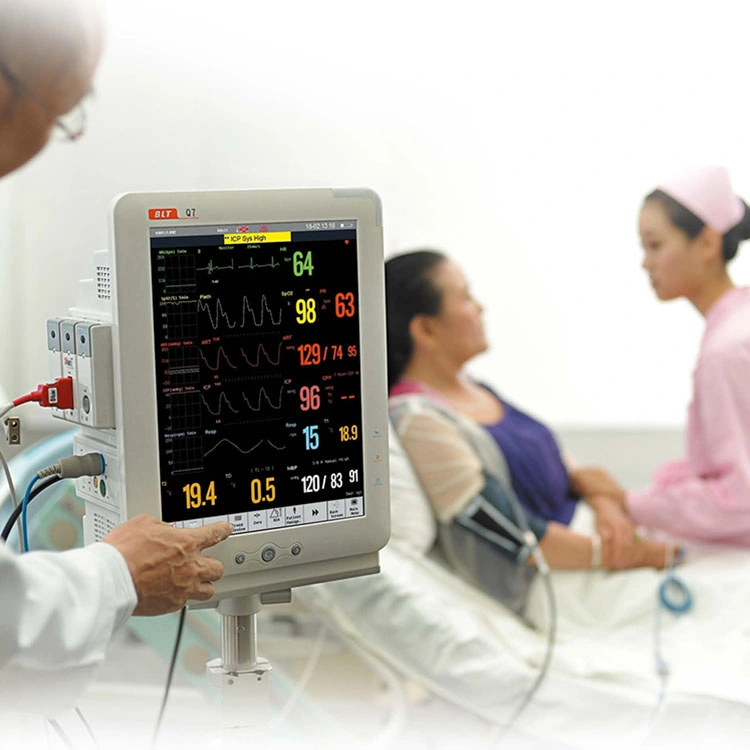 Emergency ICU Room Multi Parameter Portable ECG Patient Monitor