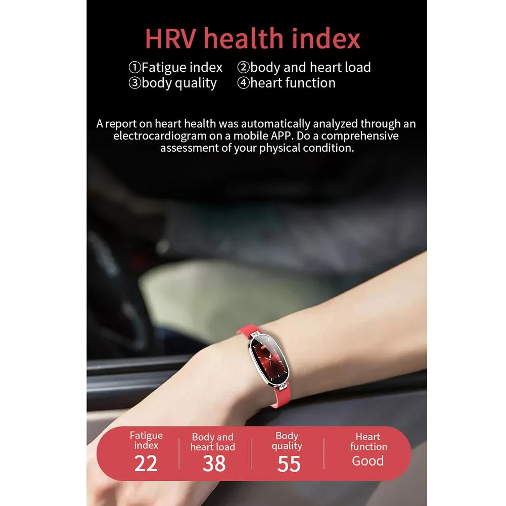 Smart PPG ECG Blood Pressure Sleep Monitoring B79 Color Screen Smart Bracelet