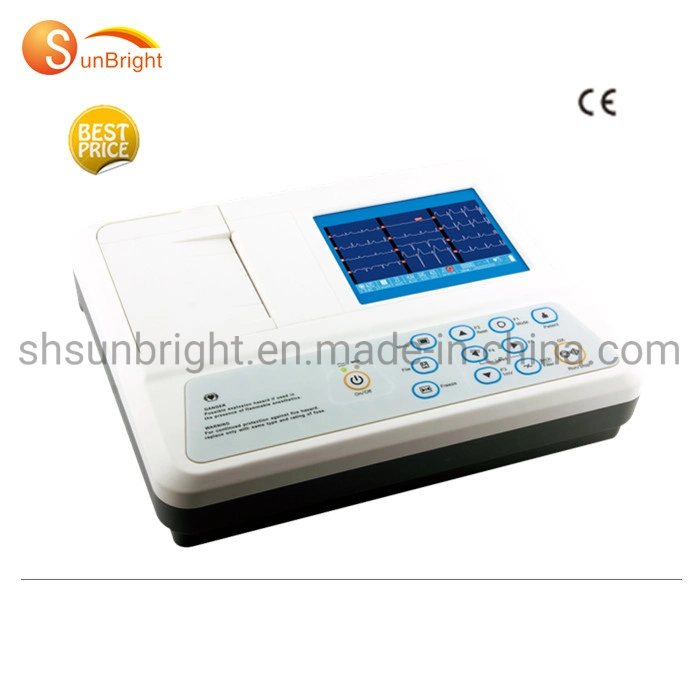 PC Software 3 Channel ECG EKG Medical Equipment Sun-8031