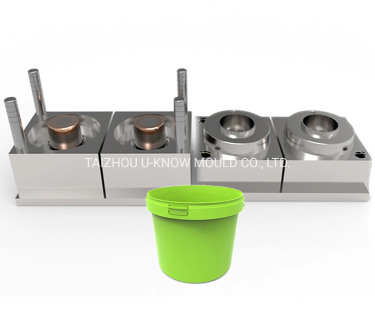 Customized 5L/10L/20L Plastic Painting Barrel Injection Mould Plastic Painting Bucket Mold