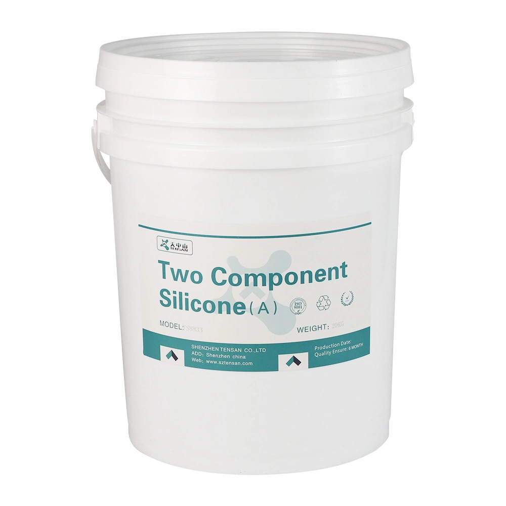 Clear Waterproof Two Part Component Glue Liquid Potting Silicone Rubber for Outdoor LED Light