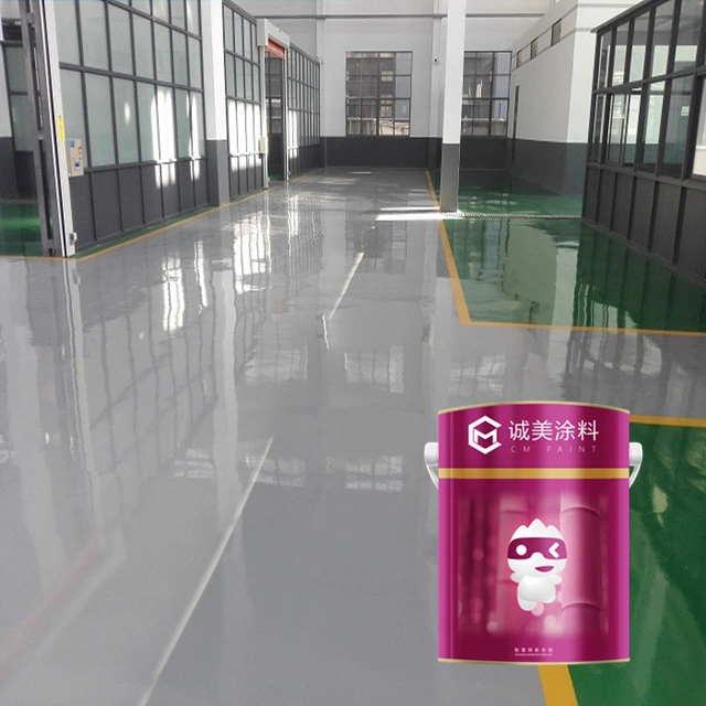 Acid Resistance Dust Proof Liquid Water Based Epoxy Floor Coating Resin Floor Paint Coating