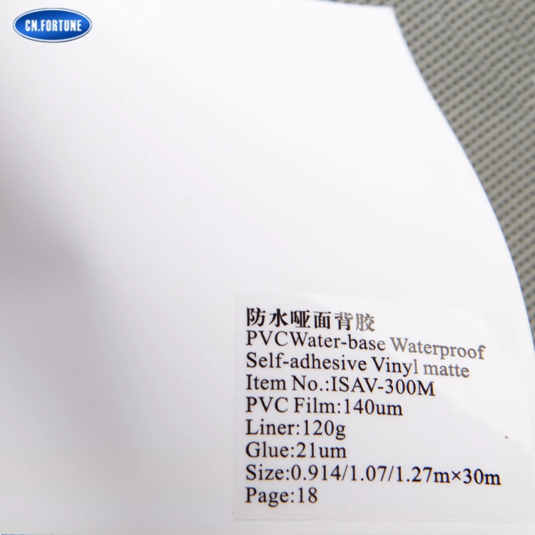 PVC Water-Base Waterproof Self-Adhesive Vinyl Matter