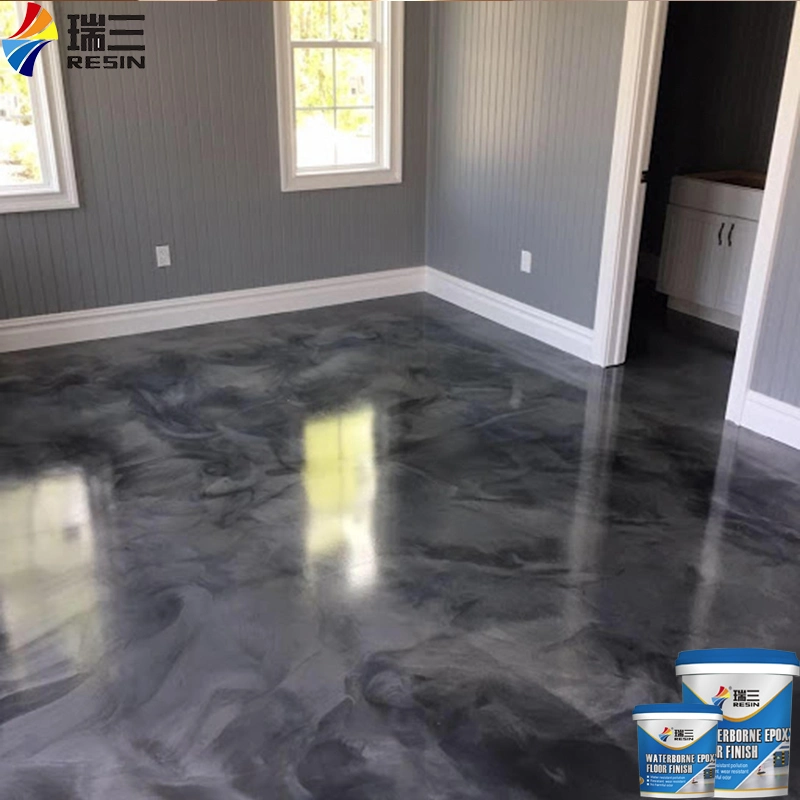 Super Anti Slip Metallic Concrete Epoxy Resin Floor Coating Paint