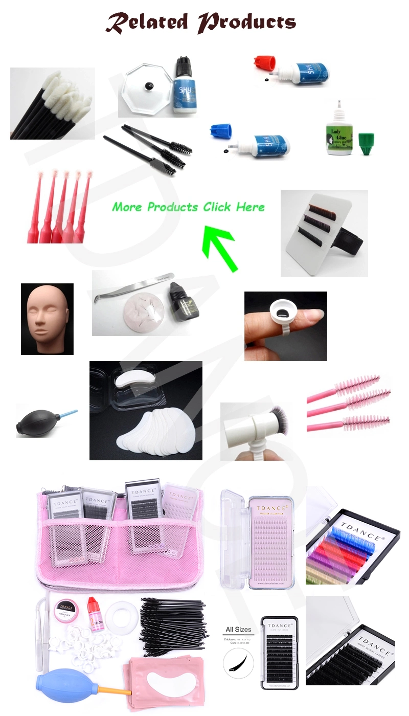 Crystal Eyelash Extension Glue Holder Lash Separator Adhesive Glue Pallet