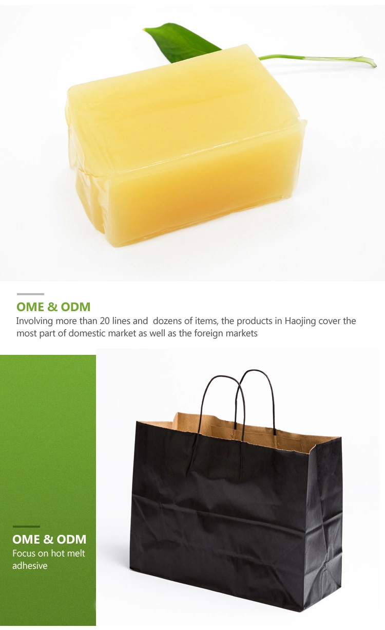 Yellow Hot Melt Adhesive for Paper Bag Bonding Hj-3016f2