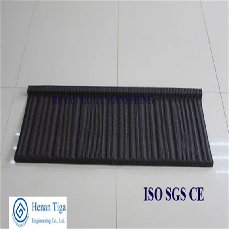 Tiga Factory Supply Stone Chip Coated Steel Roofing Tiles (Wood Grain Type)