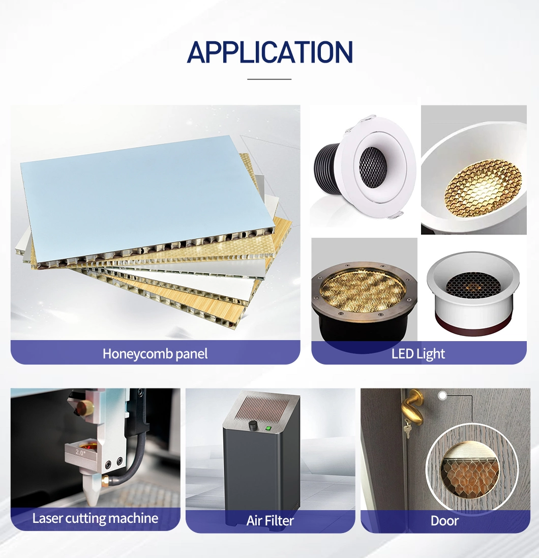 Aluminium Honeycomb Core for Producing Honeycomb Composite Wall & Ceiling Panel