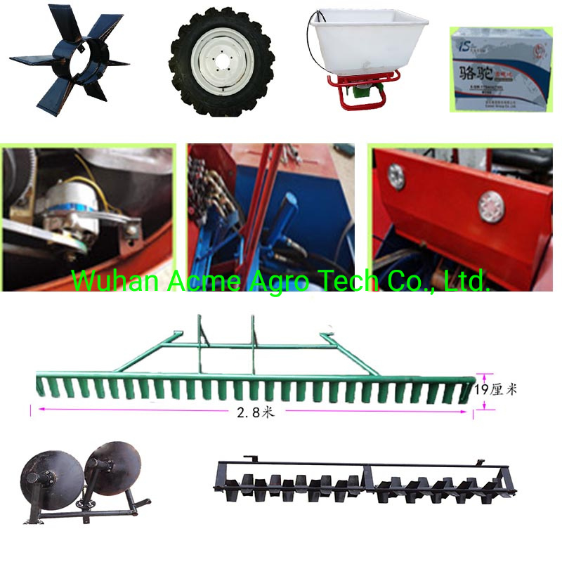 Paddy Field Tractor, Paddy Field Boat Tractor Paddy Tire Farm Boat Tractor for Rice Field Cultivation