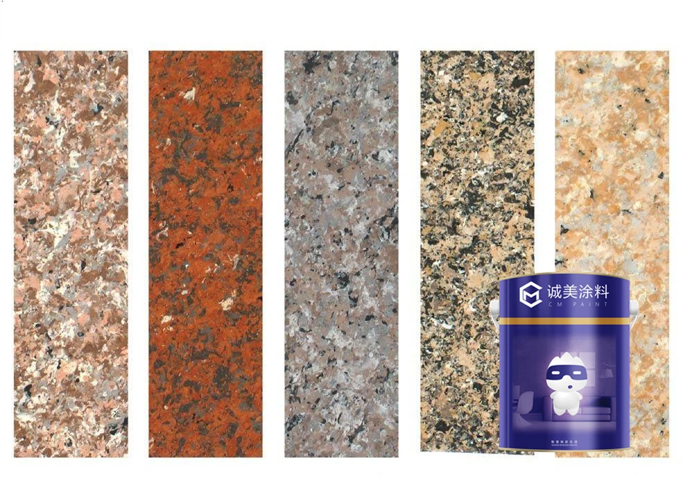 Exterior Tough Liquid Granite Waterborne Stone Effect Spray Paint