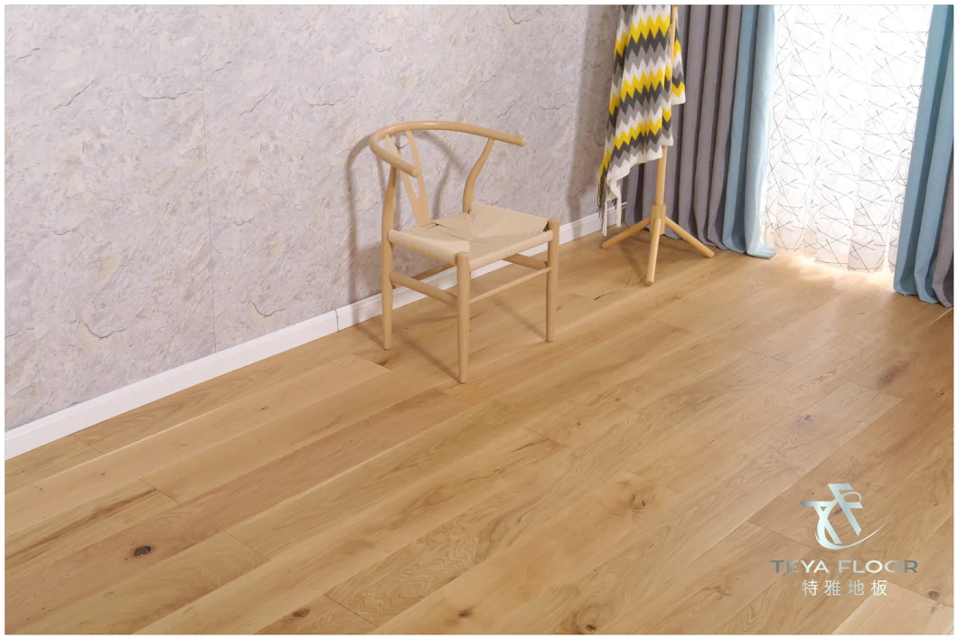 Oak Floor/Oak Engineered Wood Flooring/Antique Brushed/UV Lacquer/Wood Parquet/Art Parquet/Chevron Wood Flooring/Herringbone Wood Flooring