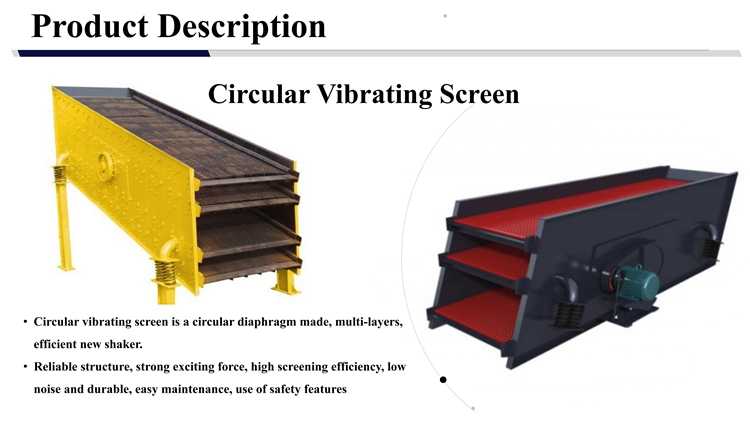 Automatic Drum Gravel Mobile Vibrating Screen for Construction Field