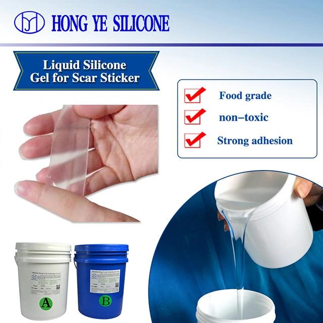 Clear Food Grade Silicone Medical Treatment Strong Self-Adhesive Moisture Permeability Caesarean Section Scar Sticker